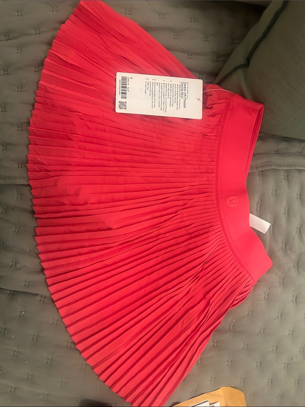 lululemon athletica Pleated Skater Skirt in Coral